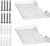 TORACK 2 Pack Wall Mounted Storage Shelves, 23.5″ x 12″ Wall Shelf for Garage, Closet, Laundry Room, Heavy Duty Garage Wall Shelving, Holds Up to 65 lbs(White)
