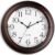 KECYET Wall Clocks Battery Operated Silent Non-Ticking Wall Clock 8.5 Inch Small Vintage Retro Rustic Style Decorative for Kitchen Living Room Home Office (Bronze)