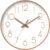 DAXSMY Wall Clock – 8 Inch Silent Non-Ticking Modern 3D Wall Clocks Battery Operated – Decorative Clock for Kitchen, Home Office, Bathroom, Bedroom(Rose Gold)