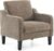 VINGLI Accent Chair for Living Room Chairs Light Brown Reading Chair for Bedroom Scooped Arm Chair Mid Century Modern Accent Chairs Upholstered Comfy Chair for Apartment, Waiting Room