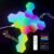 12-Pack Hexagon Light Panels – Smart RGB LED Wall Lights with App & Remote – Music Sync Gaming Lights for Room Decor, Birthday & Party Gifts for Boys, Teens, Men, Boyfriends, and Kids