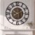 Large Metal Wall Clock, 24 Inch Retro Decorative Silent, Non Ticking, Battery Operated Modern Big Wood Wall Clock for Living Room, Farmhouse, Bedroom, Fireplace, Kitchen, Office, Home Decor