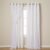 TOWN & COUNTRY LUXE Talia Double Layer Indoor Curtains, Sheer and Room Darkening Blackout, Grommet Top, Energy Efficient, 2-Pack Set, 52″x96″, Winter White