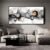 XLSJERST Abstract Artwork Minimalist Painting – Large Size Frame Wall Art for Living Room Wall Decor Modern Black and White Canvas Picture Boho Gray Wall Art