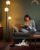 63IN 3-Light Dimmable Floor Lamp, Unique Black Tall Standing Lamps with 3000K Bulbs for Reading, Mid Century Modern Floor Lamp with 5Lbs Heavy Base for Living Room Bedroom Office