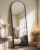 Delma Arched Mirror Full Length,Standing Mirror Full Body,Large Floor with Stand for Wall Entryway Door Bedroom Bathroom Living Room