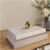 Decorative Books for Home Decor, Coffee Table Decor with Linen White Books Stack Bookshelf, Fake Book Double as Libros Decorativos and Photo Storage (2 Piece Set)