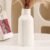 Bohemian White Ceramic Vase – for Pampas Grass, Mantel, Bookshelf, Entryway and Living Room Decor (White, 7in)