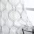 VISIONTEX White Sheer Curtains 84 Inches Long 2 Panels, Light Filtering Grey Moroccan Trellis Embroidered Semi Sheer Voile Drapes, Rod Pocket Textured Window Curtain for Bedroom Living Room 54W x 84L