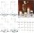 UDU Set of 16 Cylinder Glass Vases and 24 Pcs Floating Candles for Centerpiece, 4,6,8,10 Inch Tall Clear Hurricane Candle Holder Glass Vases for Centerpiece Table Wedding Home Decor