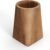 Wooden Pen Holder for Desk – Pencil Cup for Office School Supplies Storage, Natural Wooden pencil cup for students