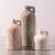 Ceramic Vase Home Table Decor – Flower Vase Set of 3 Living Room Kitchen Decorations Farmhouse Modern Rustic Vases Decorative Centerpiece for Shelf Bedroom Office Bathroom Dining Coffee Desk