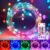 Minetom Fairy Lights Color Changing – 33FT 100 LED String Light with Remote, 16 Single Colors & 6 Holiday Colors,12 Modes, USB Fairy Lights for Bedroom, 4th of July Light for Indoor Classroom