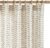 jinchan Linen Boho Curtains for Living Room Semi Sheer Curtains for Bedroom 84 Inches Long Herringbone Printed Farmhouse Drapes, Rod Pocket Window Treatment Curtain Set of 2 Panels Black on Linen