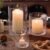 NITIME Hurricane Candle Holder Set of 3 Clear Candle Holders for Pillar Candles, Seeded Bubbles Glass Candle Holder for table centerpiece, Glass Cylinder Vases for Home, Patio and Wedding 8″4.7″3.5″H