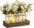 Centerpieces for Tables Coffee Table Centerpiece Decor with Wood Tray for Kitchen Decor Home Living Room Decor Rustic Farmhouse Decor,White