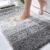 OLANLY Bathroom Rugs Mat 36×24, Extra Soft Absorbent Microfiber Bath Rugs, Rubber Backing, Quick Dry, Machine Washable Bath Mats for Bathroom Floor, Tub and Shower, Home Decor Accessories, Grey