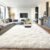 Pionblank 8×10 Rug for Living Room, Fuzzy Plush Large Area Rug, Fluffy Modern Shag Non Slip Soft Furry Carpet for Bedroom Kids Room Nursery Teens Dorm Home Decor, Cream White