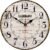 14 Inch Retro Vintage French Country Style Round Wooden Wall Clock Silent Battery Operated Non-Ticking Decorative Clock for Kitchen Farmhouse Bedroom Home Wall