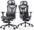 CYKOV Ergonomic Office Chair with Footrest – Adjustable Lumbar Support & Headrest, 90-160° Reclining Mesh Back Computer Chair – Home Office/Gaming, 350lbs Capacity (B-Black, Mesh)