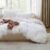 Bedsure White Duvet Cover King Size – 3 Pieces Prewashed Cotton-Like Polyester Extra Soft Bedding Set, Includes 1 Duvet Cover 104×90 Inches with Zipper Closure & 2 Pillow Shams, Comforter Not Included