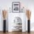 Sziqiqi Black Tall Floor Vase: 27.6in Metal Modern Cylinder Floor Vases for Fireplace with Honeycomb Texture – Set of 2 Large Decorative Vase Home Decor for Living Room Bedroom Home Corner Indoor