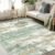 BEIMO Area Rugs 5×7 for Living Room Bedroom, Modern Abstract Machine Washable Large Light Green Rug Soft Rug, Low Pile Floor Carpet with Non Slip Backing for Dining Room