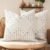 ZONYO Boho Pillow Covers 20×20 Set of 2, Woven Cotton Decorative Throw Pillows for Couch Bed & Living Room, Modern Farmhouse Cushion Case, Bohemian Room Home Outdoor Decor (Khaki)