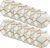 Ashland 5.5” Gold Octagon Glass Terrarium – Geometric Planter for Succulents and Air Plants – Bulk 12 Pack