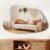 FICTOR Irregular Asymmetrical Wall Mirror, 36″ x 24″ Modern Decorative Mirror for Entryway, Bathroom, Bedroom, Living Room, Dining Room