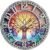 WANGIRO Tree of Life Wall Clock 12inch Silent Movement Clock Precise Timekeeping Wall Clock Ideal for Living Rooms Bedrooms Offices for Home Decor Enthusiasts Antique Silver