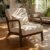 Mid Century Modern Accent Chair – Solid Rubberwood Frame Reading Armchair with Lumbar Pillow – Comfy Linen Lounge Chair for Living Room Bedroom Small Space – Heavy Duty 350lbs