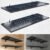 2-Pack 1.5x4ft Heavy Duty Garage Wall Shelving, 500 lbs Load Capacity, Garage Shelving Wall Mounted, Garage Storage Rack with Hooks, Black