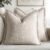 MIULEE Decorative Throw Pillow Covers Neutral Linen Fringe Throw Pillows Set of 2 Natural Beige Boho Farmhouse Cushion Covers with Tassels for Couch Sofa Bed Spring Home Decor 20×20 Inch