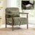Accent Chair, Comfy Cozy Modern Mid-Century Accent Chairs with Storage, Corduroy Upholstered Lounge Armchair with Solid Wood Reading Side Single Sofa for Living Room/Balcony/Bedroom-Green