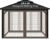 Gazebo Replacement Mosquito Netting Outdoor Universal Gazebo Canopy 4-Panels Screen Sidewalls with Zipper for Patio Garden Yard Backyard (Mosquito Net Only) (10×10, Coffee)