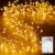Brightown Fairy Lights Battery Operated, 10Ft 120 LED Firecracker String Lights, Waterproof Silver Wire Starry Firefly Light for DIY Wreath Wedding Indoor Outdoor Christmas Garden Decorations