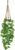 Mkono Fake Hanging Plant with Pot, Artificial Plants for Home Spring Decor Indoor Macrame Plant Hanger with Faux Vine Hanging Planter Greenery for Bedroom Bathroom Kitchen Office, Brown (Pothos)
