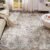 UERMEI 8×10 Area Rug Living Room Rugs – Washable Neutral Modern Abstract Soft Thin Large Rug Indoor Floor Non Slip Rug Carpet for Bedroom Under Dining Table Home Office Decor – Brown Grey