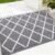 Finchitty Indoor Door Mat, Dirt Resistant and Absorbent, Low-Profile, Non-Slip, Washable Inside Floor Mats for Front Door, Back, and Entrance, 32″ x 20″, Grey