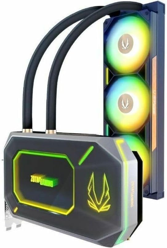 ZOTAC GAMING GeForce RTX 5090ArcticStorm AIO DLSS 4 32GB GDDR7 512-bit 28Gbps PCIE 5.0 Gaming Graphics Card,All-in-one Liquid Cooling,360mm Radiator,SPECTRA 2.0 ARGB Multi-zone Lighting,ZT-B50900K-30A