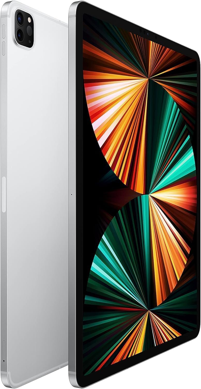 Apple 2021 12.9-inch iPad Pro (Wi‐Fi, 128GB) – Silver (Renewed)