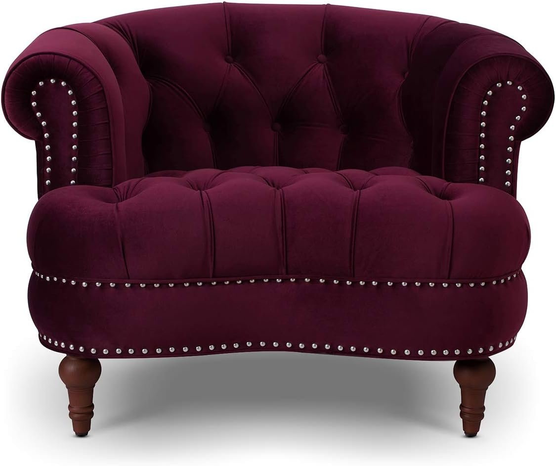 Jennifer Taylor Home La Rosa Victorian Tufted Upholstered Accent Chair