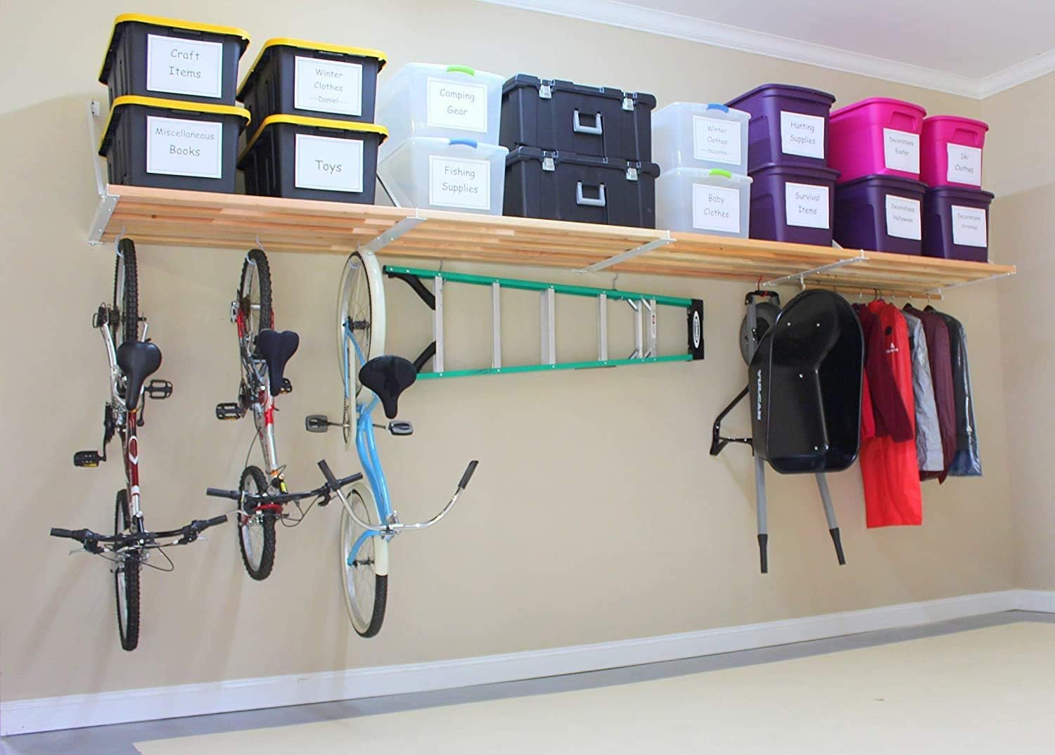 Rhino Shelf Universal Garage Storage Kit – 16 feet