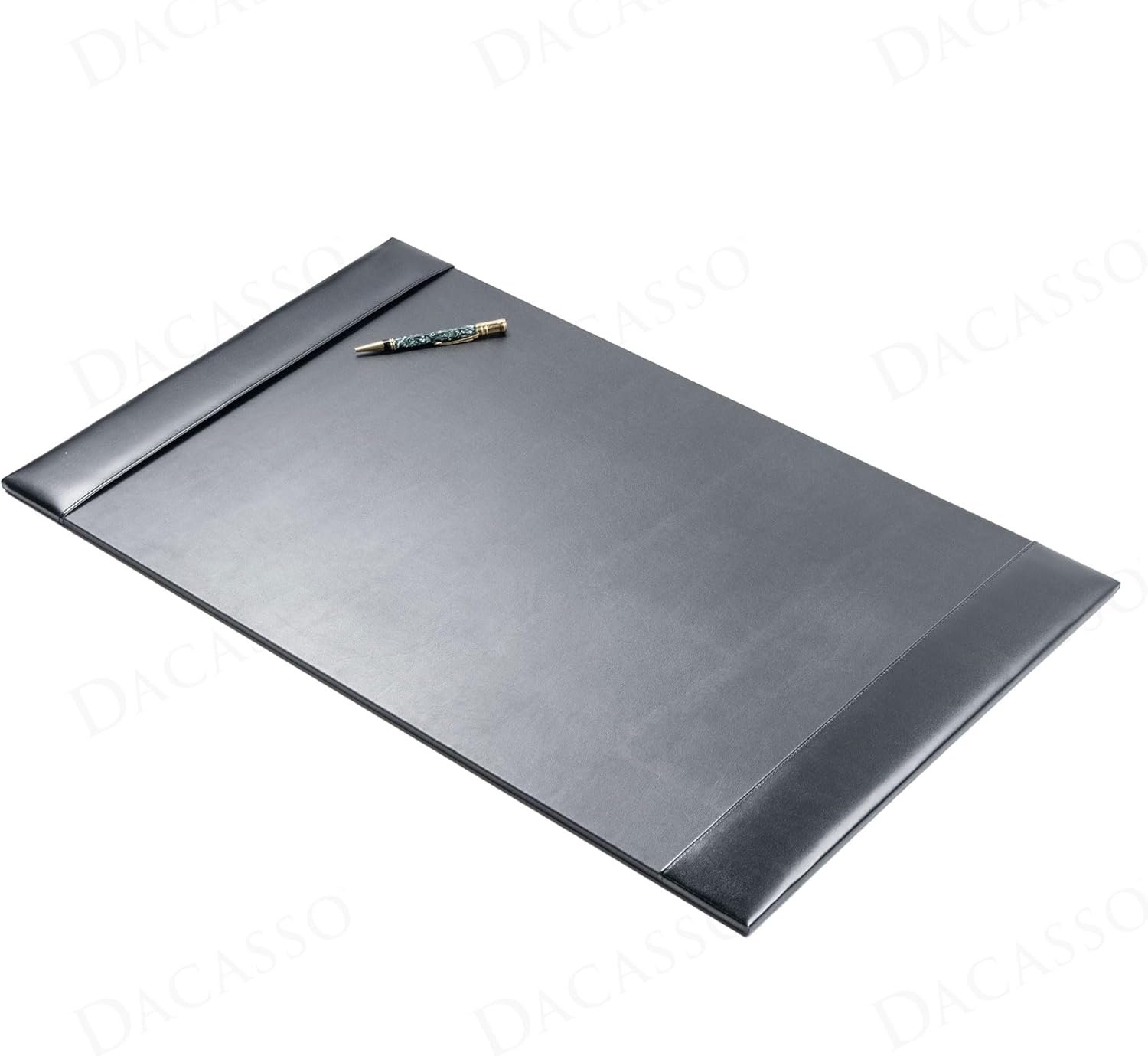 Dacasso Black 30″ x 18″ Desk Pad/Desk Mat/Desk Protector, Bonded Leather, 30.00 x 18.00 x 0.50 (PR-1403)